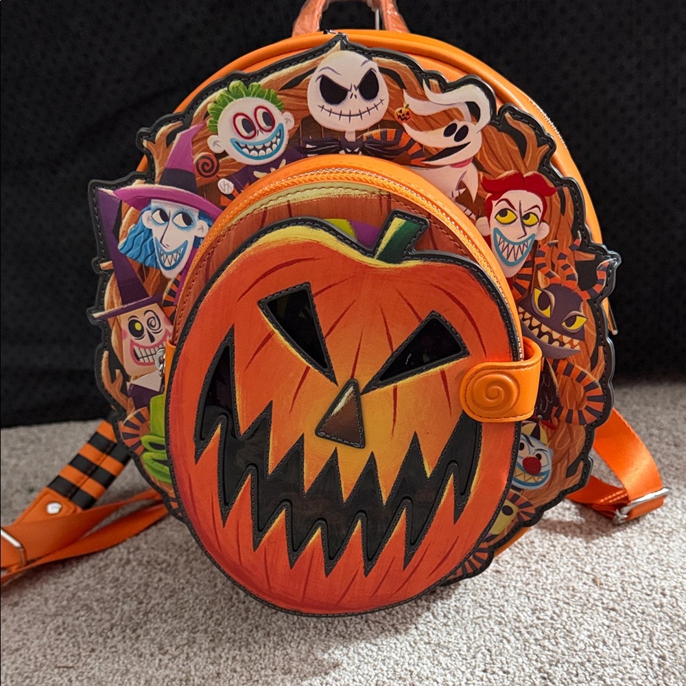 Halloween Themed Round Crossbody Bag